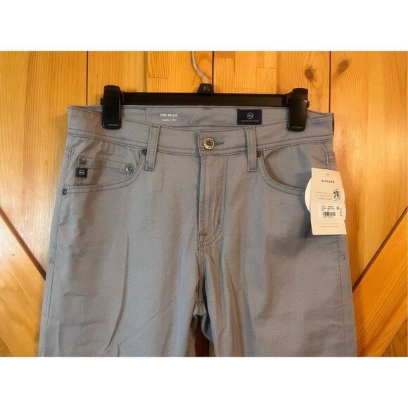 AG ADRIANO GOLDSCHMIED NEW! Gray AIRLUXE TELLIS MODERN SLIM Jeans 30x34 - Picture 2 of 5